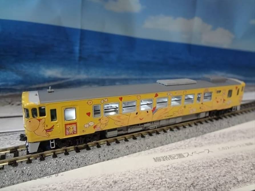 キハ40系2000番台 吉備線 桃太郎ラッピング仕様 2両編成 白色室内灯組込 JR吉備線「桃太郎伝説」キハ40系ラッピングトレイン 8月11日